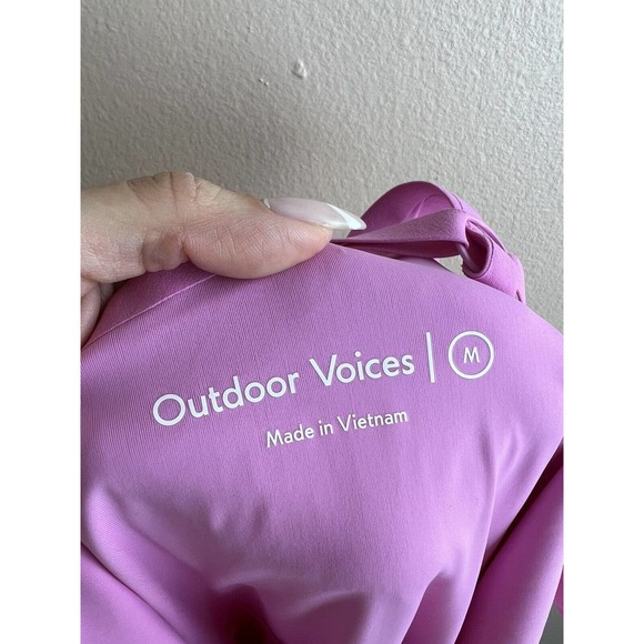 Outdoor Voices Exercise Dress M Womens Lightspeed Sleeveless Shelf Bra Shorts - Picture 10 of 12